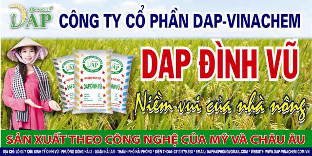 Phân bón phức hợp DAP Đình Vũ - Giải pháp tốt trong canh tác cây trồng ở nước ta